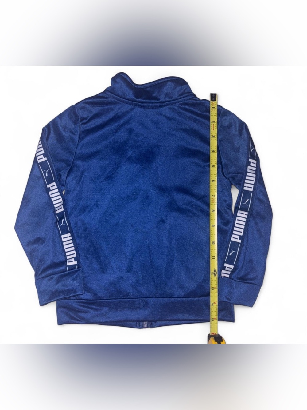 PUMA Toddler 2-Piece Tracksuit Set | Navy Blue w/ Orange/Pink Logo | Size 3T | - Picture 7 of 9